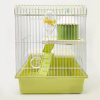 Jaula para Hámster Mini Chalé con Rueda, Túnel y Rampa
