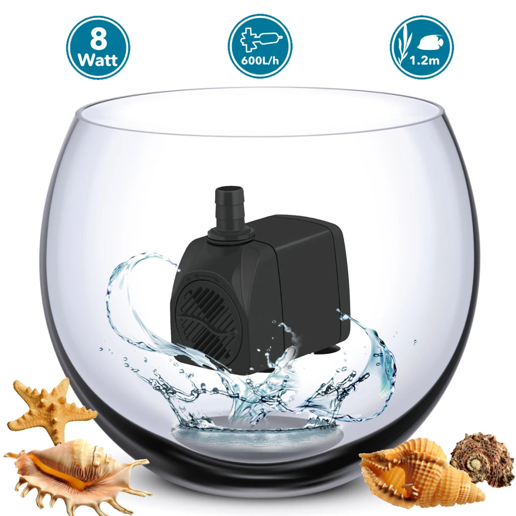 Bomba Sumergible para Acuario 8 W