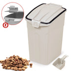Contenedor de Pienso para Perros y Gatos con Tapa Hermética y Pala
