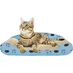 Rascador de Cartón para Gatos en Forma de Sofá con Hierba Gatera