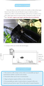 Filtro Externo Colgante para Acuario con Cascada y Oxigenación