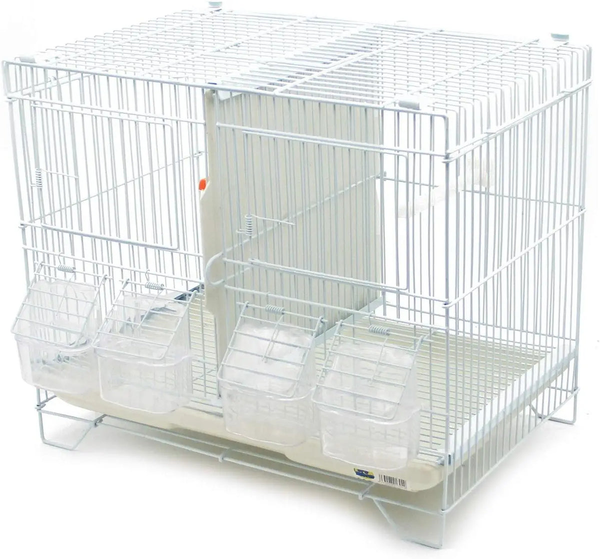 Jaula de Cría e Incubación para Pájaros con Comedero y Bebedero