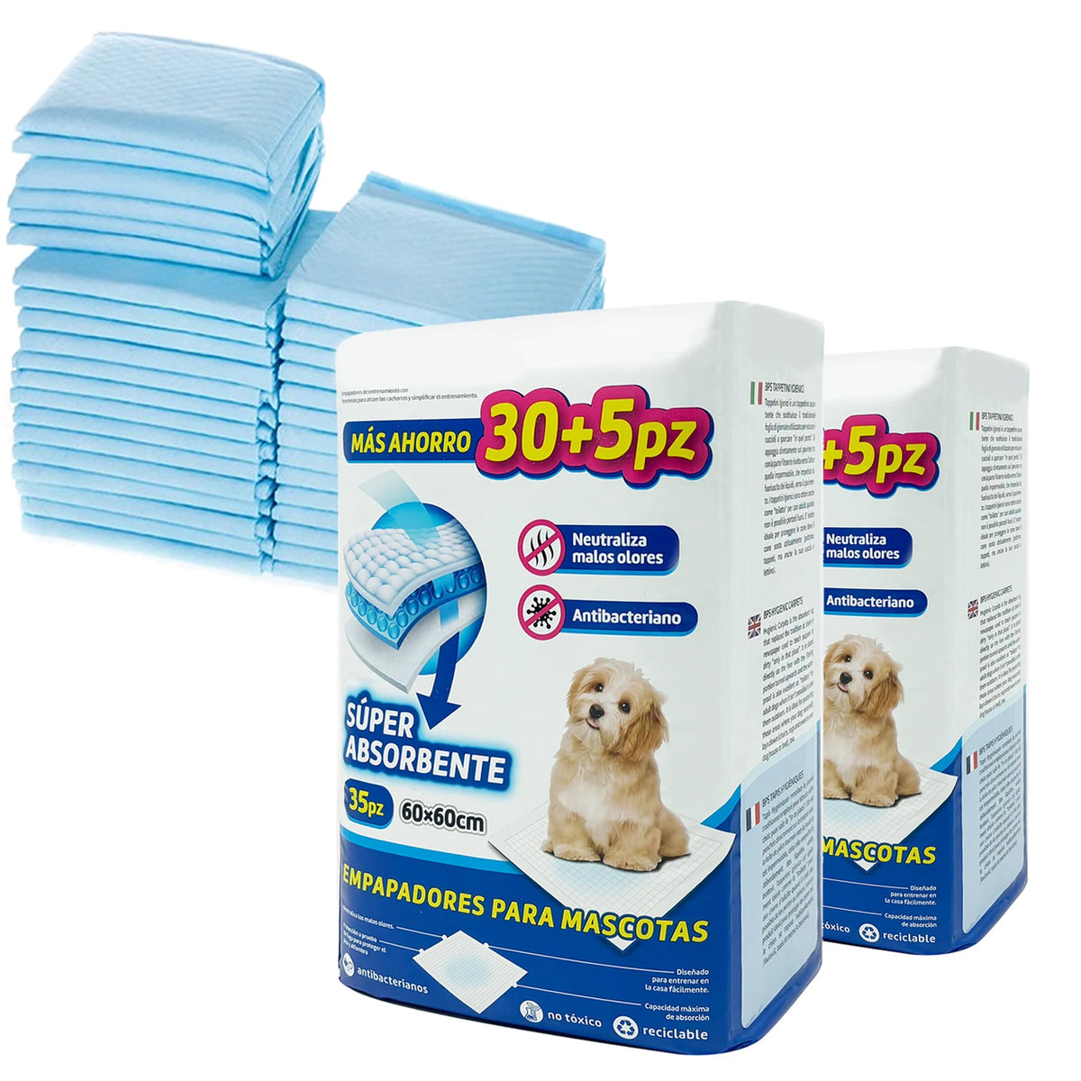 Empapadores para Perros de Entrenamiento y Alfombrilla Higiénica