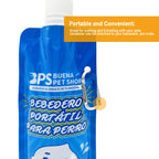 Pack 2 Botellas de Agua Portátiles Plegables para Perros con Mosquetón
