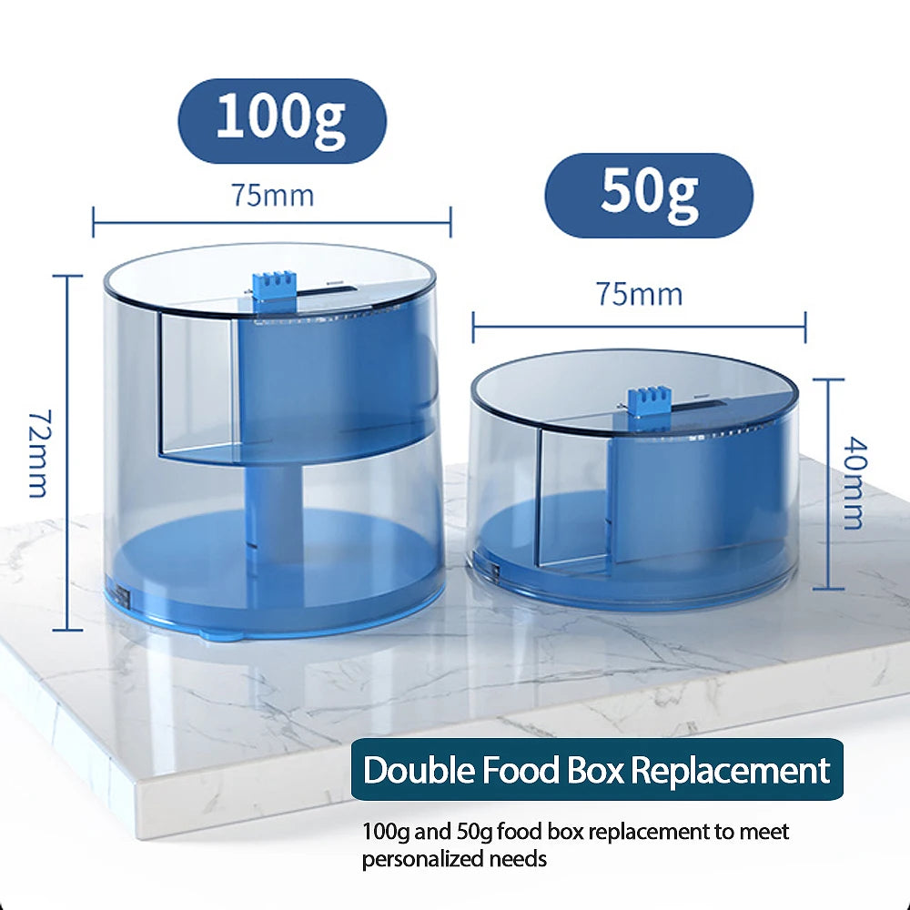 Alimentador Automático para Peces con Temporizador y Doble Contenedor