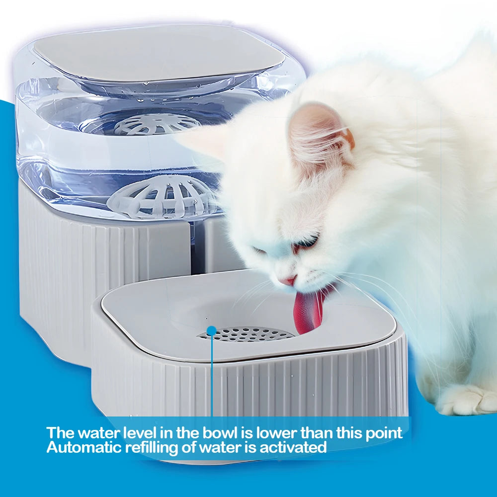 Fuente Bebedero Automática para Perros y Gatos con Sifón Sin BPA