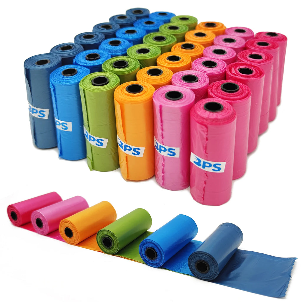 540 Bolsas para Excrementos de Perro Multicolor