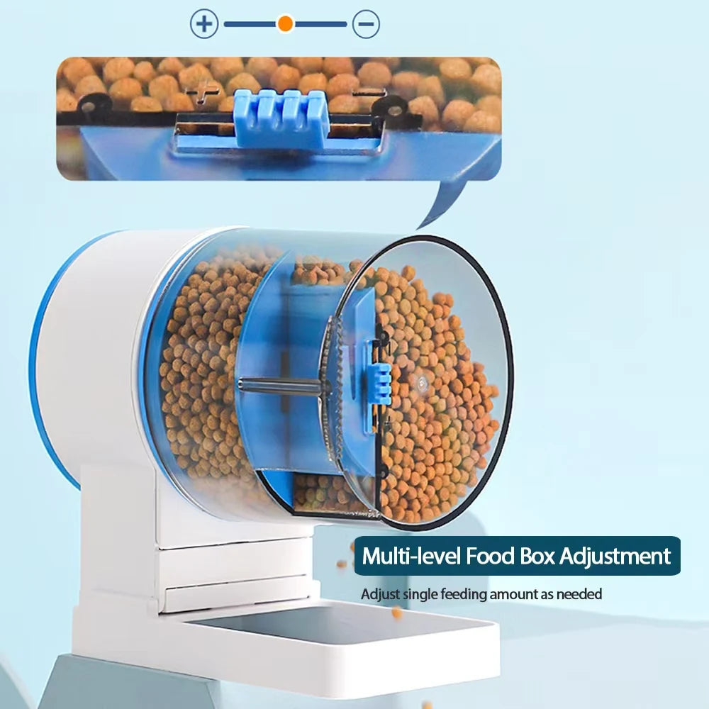 Alimentador Automático para Peces con Temporizador y Doble Contenedor