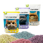 Arena para Gatos Aglomerante sin Polvo en Pack de 3 Bolsas