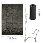 360 Bolsas para Excrementos de Perro Negras