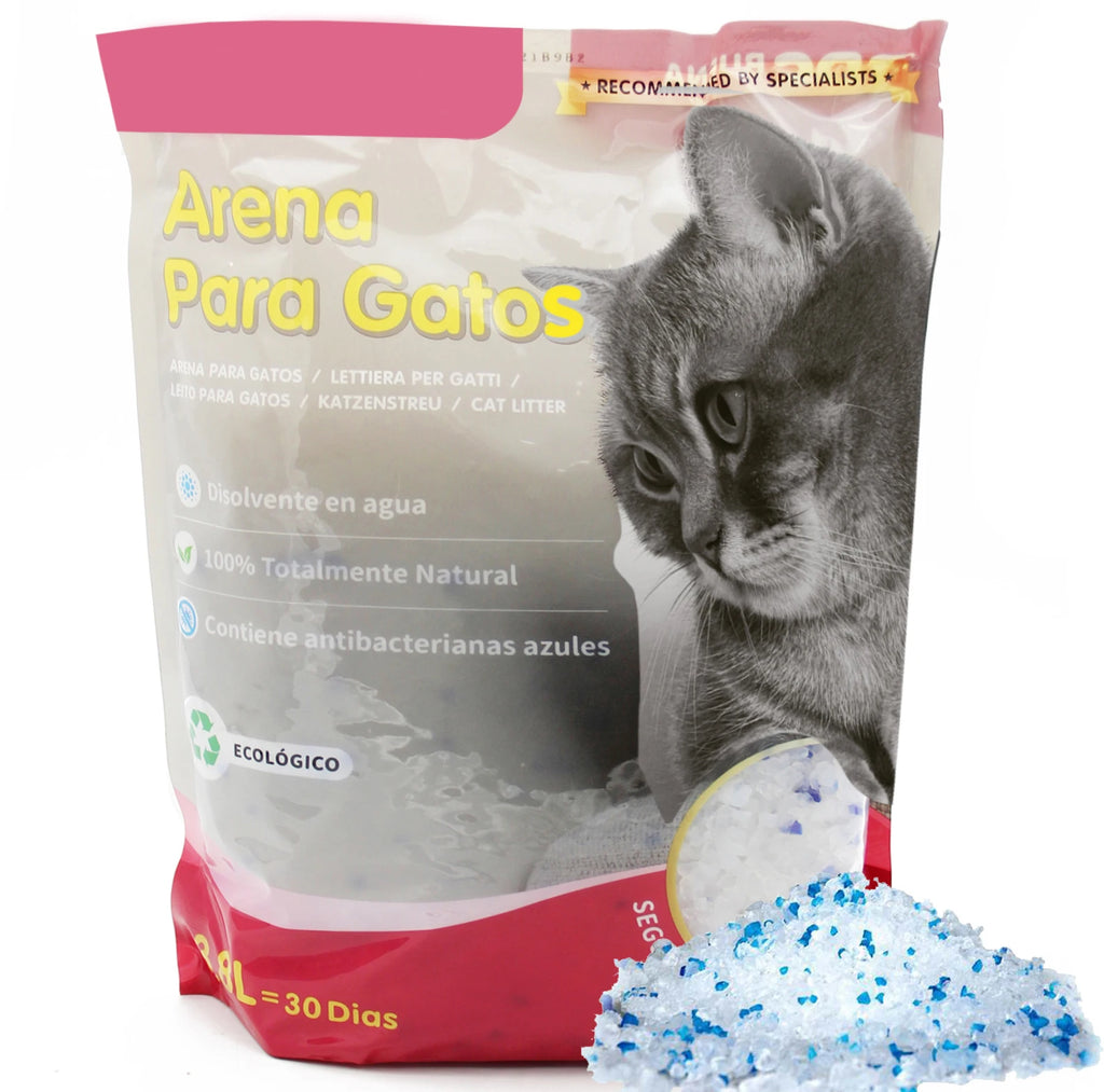 Arena para Gatos Aglomerante sin Polvo que se Tira al Inodoro