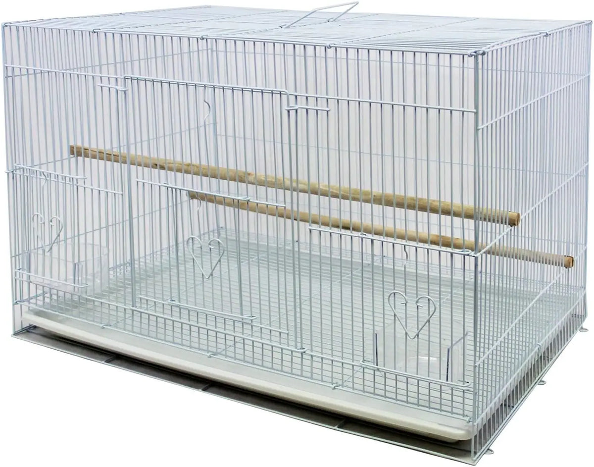 Jaula Grande de Metal para Loros y Periquitos