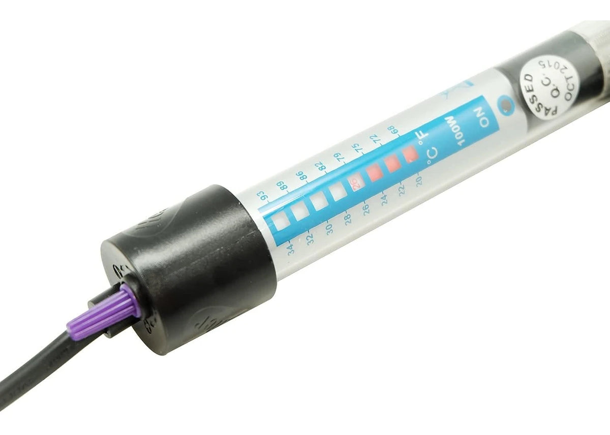 Calentador Sumergible para Acuario 50 W con Tubo de Cuarzo