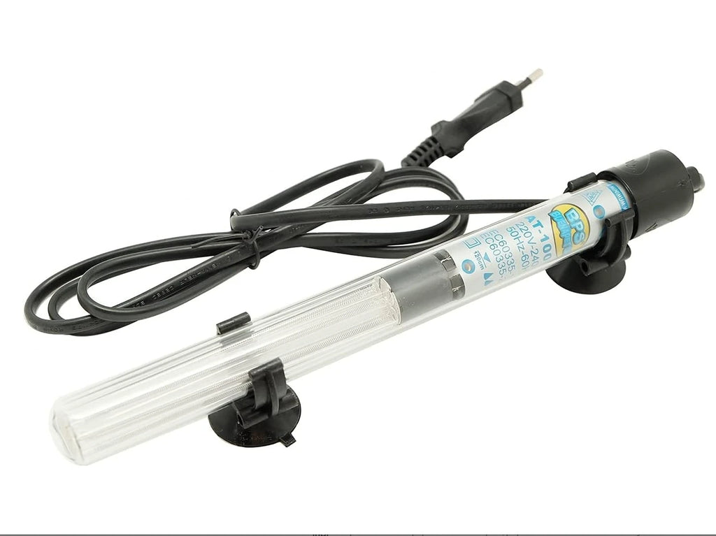Calentador Sumergible para Acuario 50 W con Tubo de Cuarzo