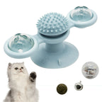 Juguete Interactivo Molinillo de Viento Giratorio para Gatos