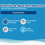 Esterilla de Agua Refrescante para Mascotas con Diseño Marino