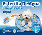 Esterilla de Agua Refrescante para Mascotas con Diseño Marino