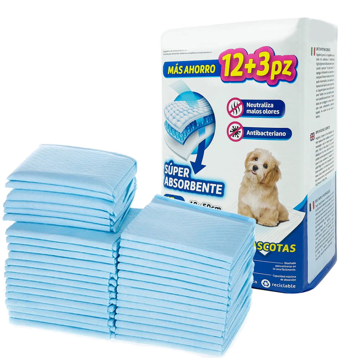 Empapadores para Perros de Entrenamiento y Alfombrilla Higiénica