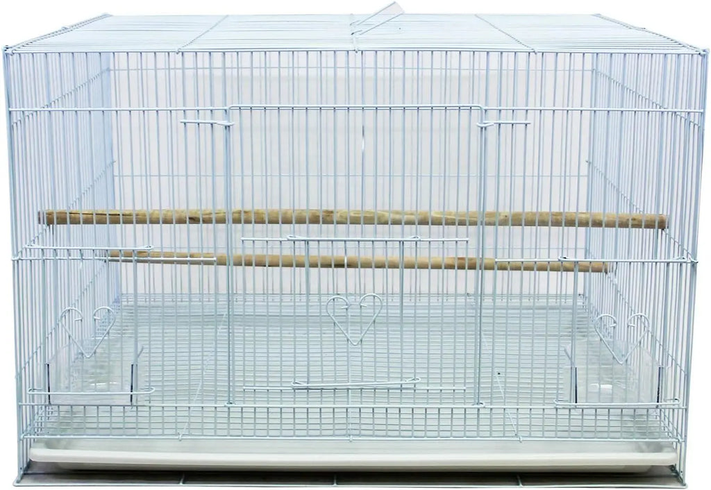 Jaula Grande de Metal para Loros y Periquitos