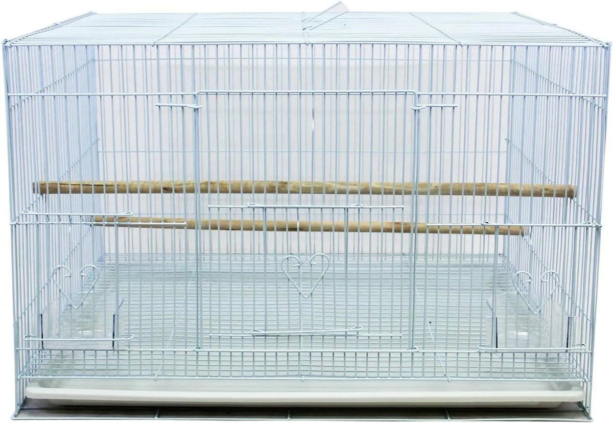 Jaula Grande de Metal para Loros y Periquitos