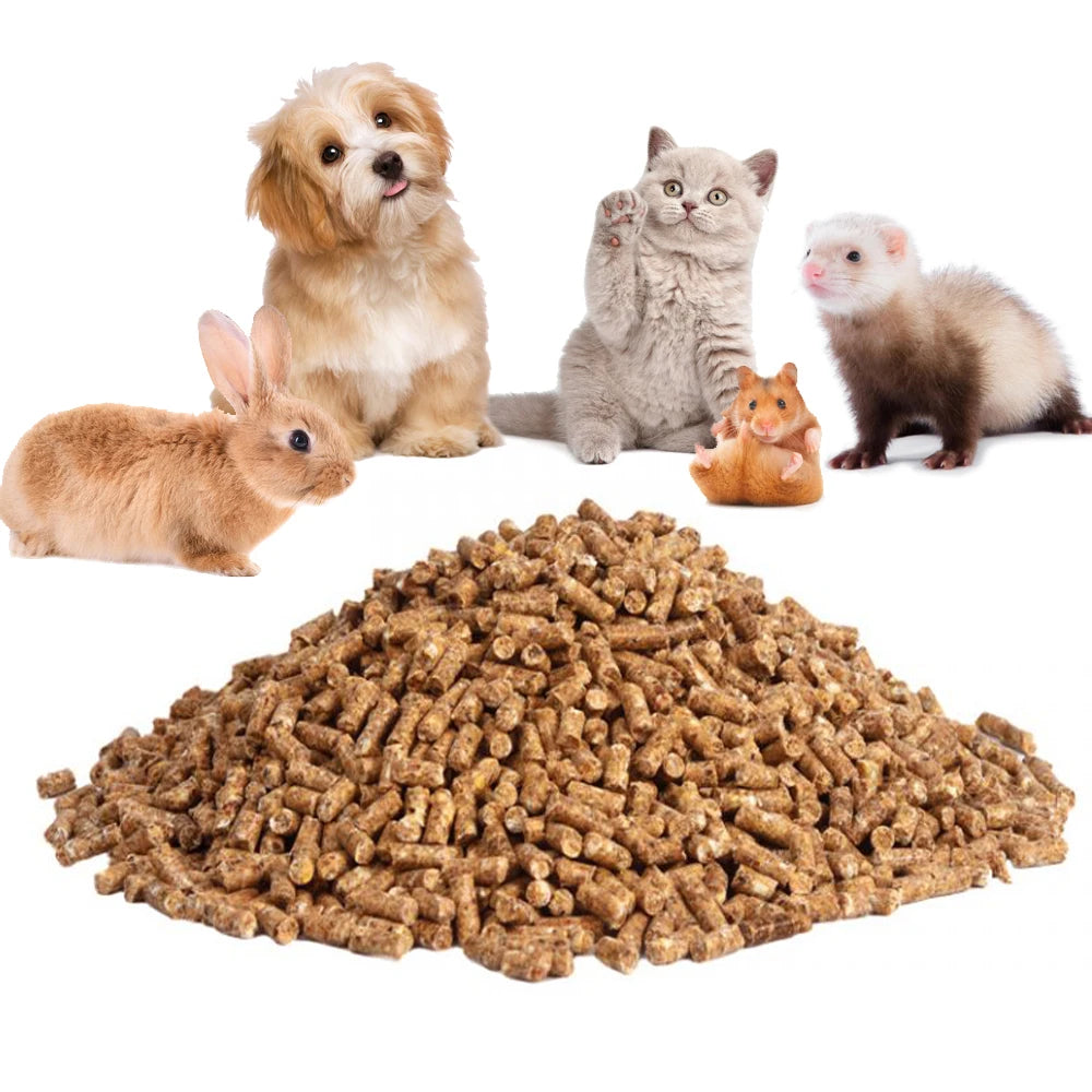 Lecho Higiénico de Pellets de Madera para Roedores, Aves y Gatos
