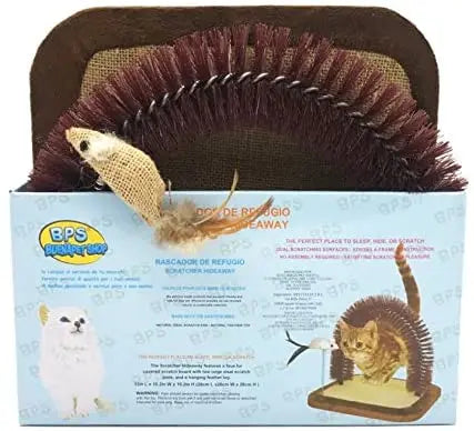 Rascador Arco para Gatos y Gatitos con Ratón Colgante