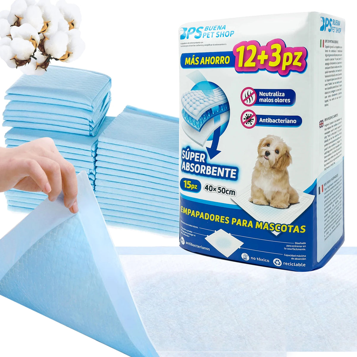 Empapadores para Perros de Entrenamiento y Alfombrilla Higiénica