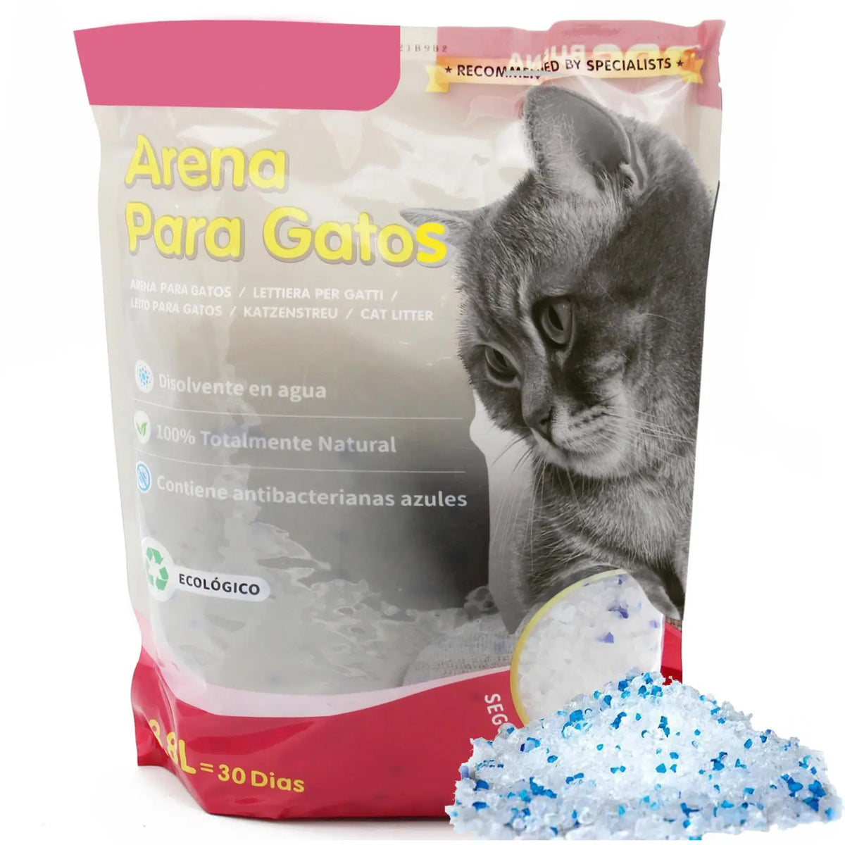 Arena para Gatos Aglomerante sin Polvo que se Tira al Inodoro