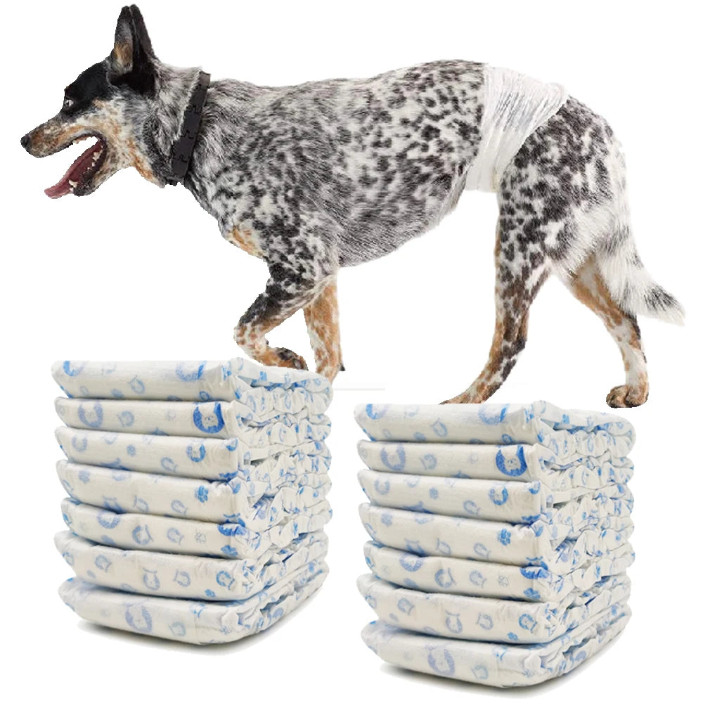 Pañales Desechables para Perros Macho con Braguita Higiénica